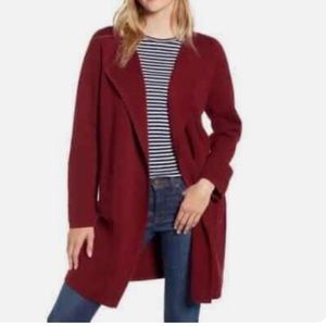 Juliette collarless sweater-blazer in XS